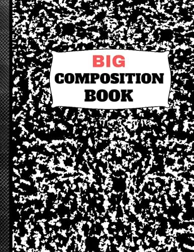 Composition Book - 200 Pages - Black Marble
