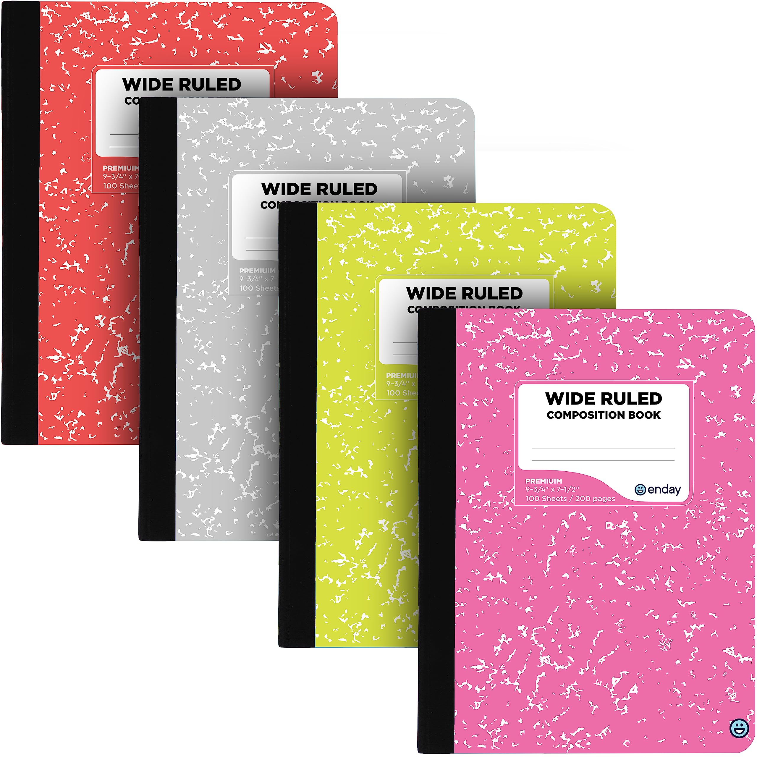 Composition Book - 200 Pages - Red