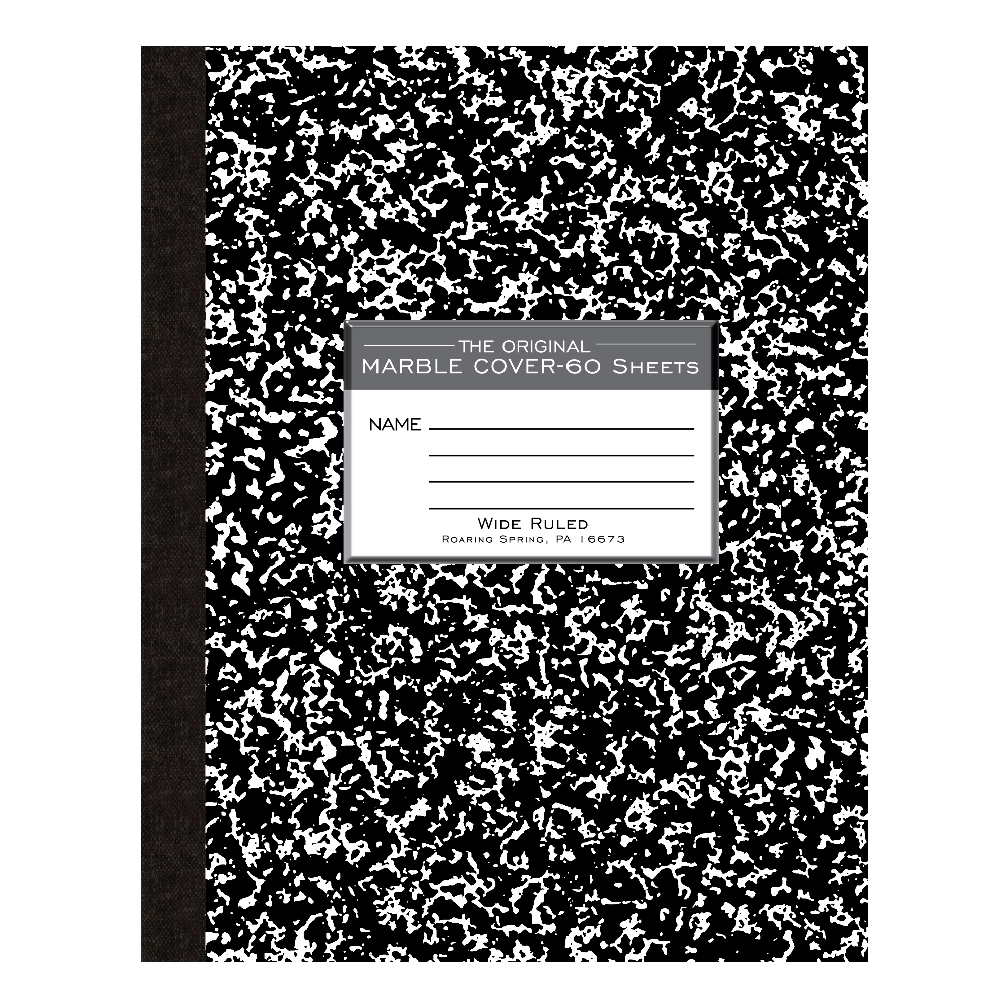 Composition Book - 60 Pages - Black