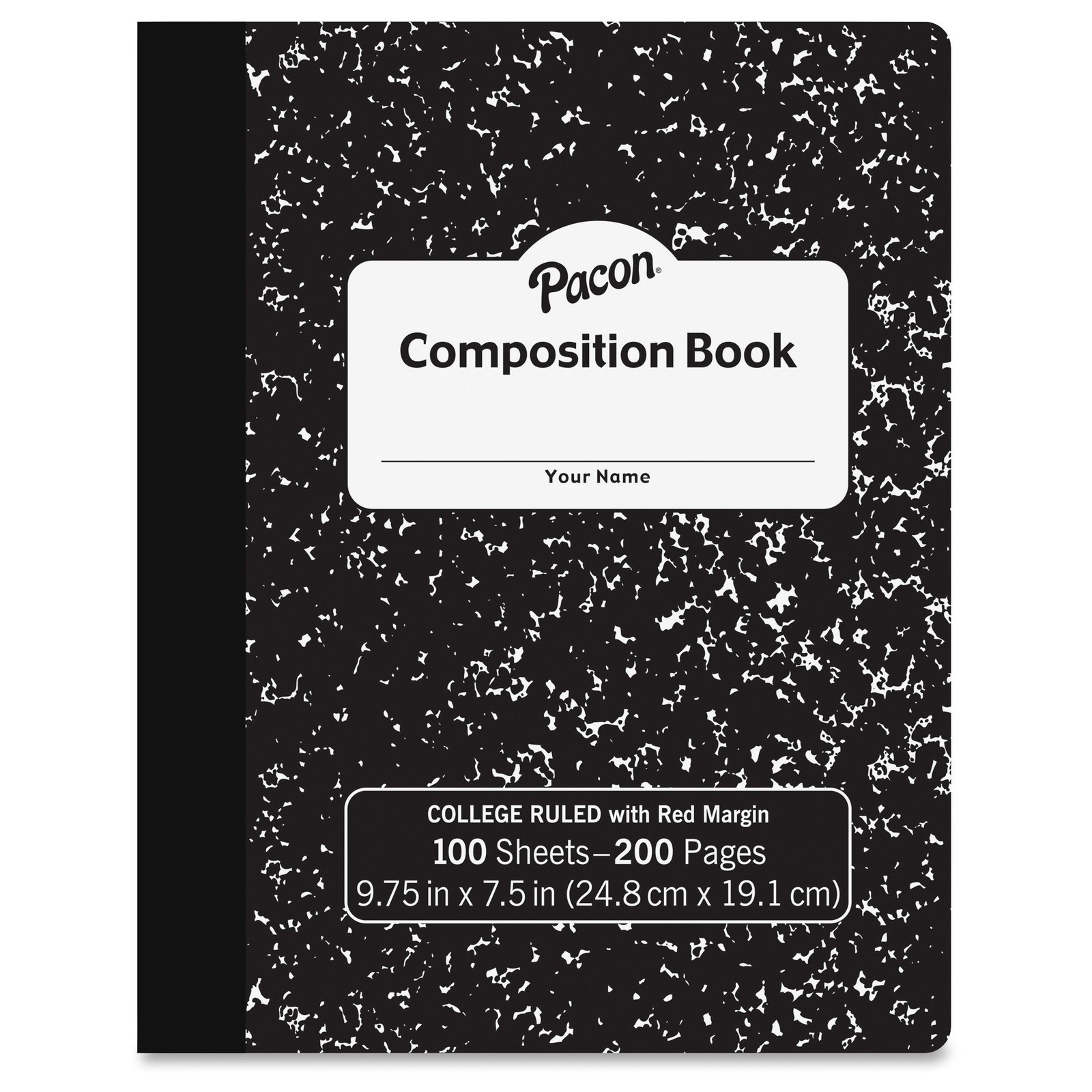 Composition Book - 60 Pages - Red