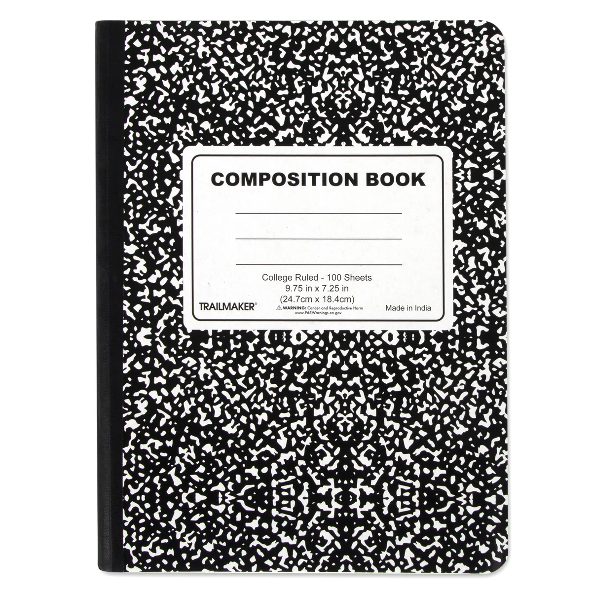 Composition Book - 600 Pages - Black