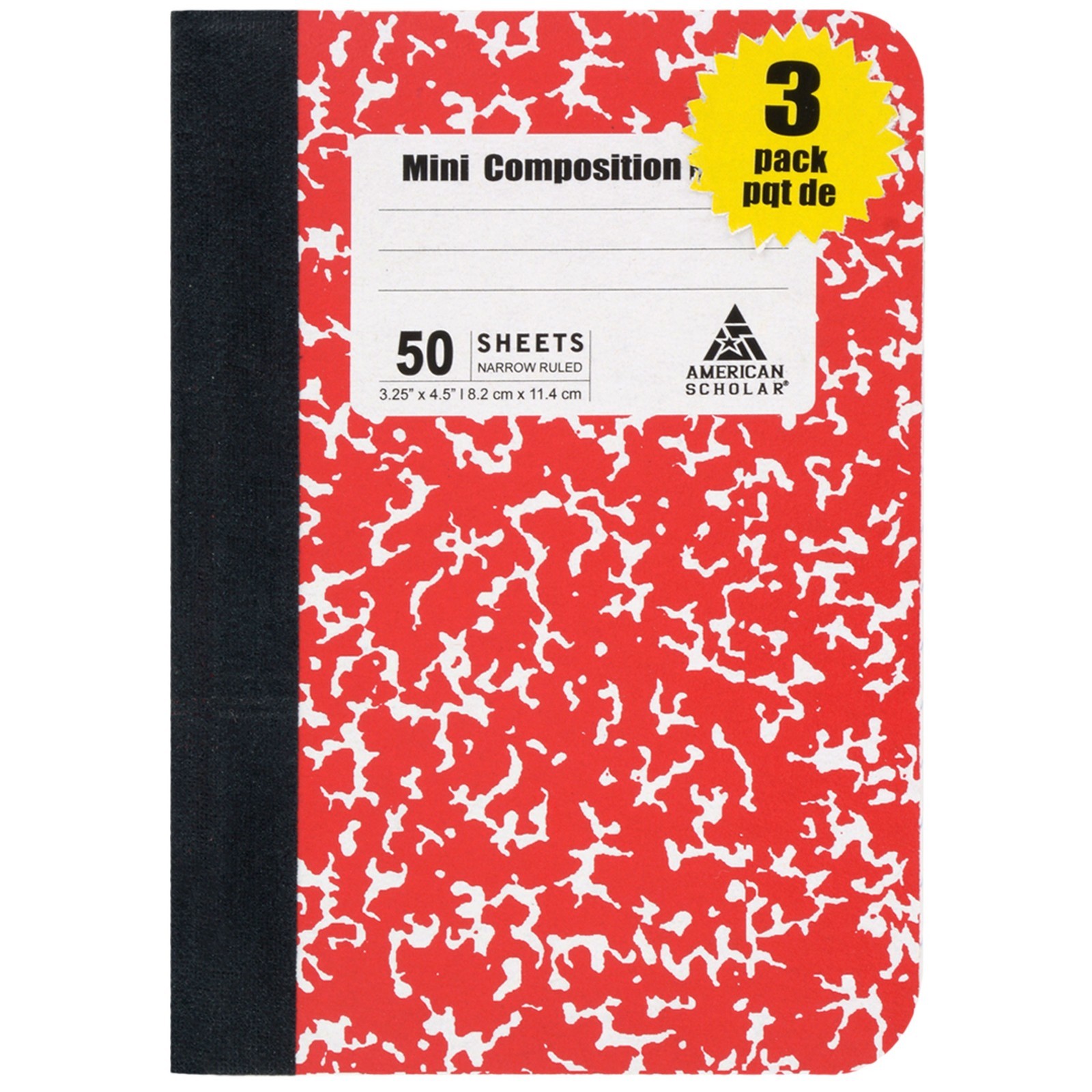 Composition Book - 600 Pages - Red