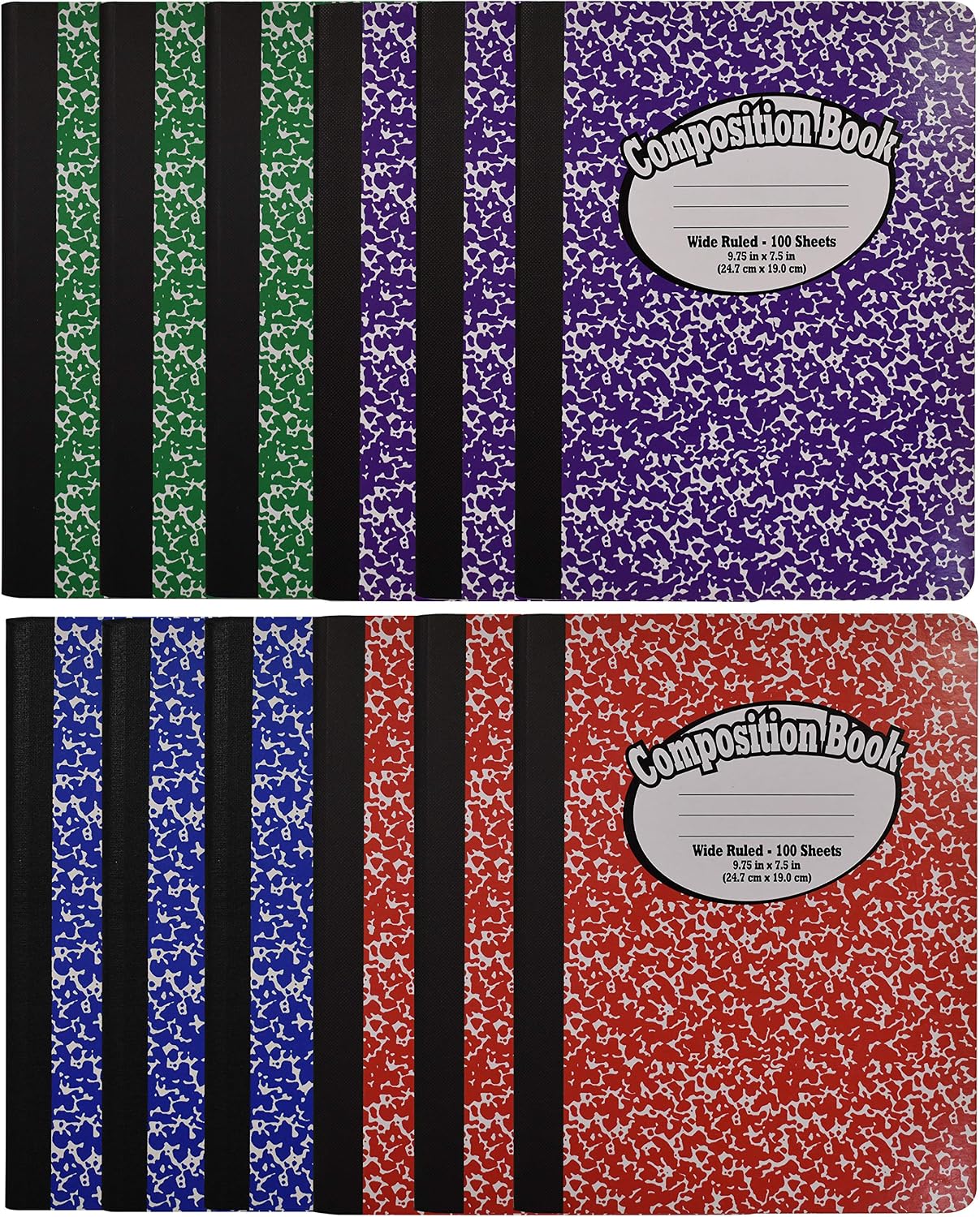 Composition Book - 80 Pages - Red