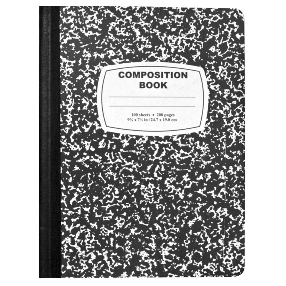 Composition Book - 800 Pages - Black