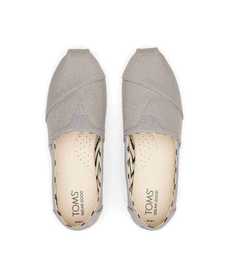 Cool Grey Canvas Shoes