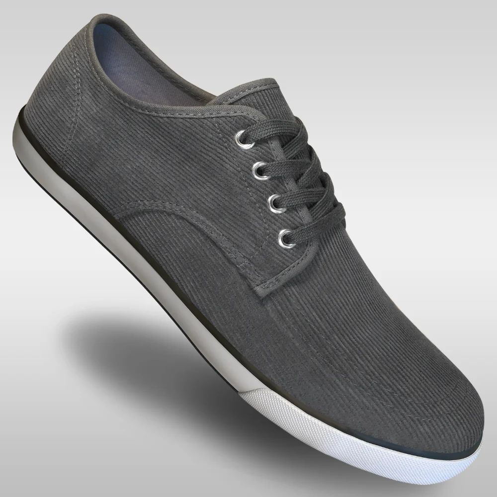 Cool Grey Canvas Shoes