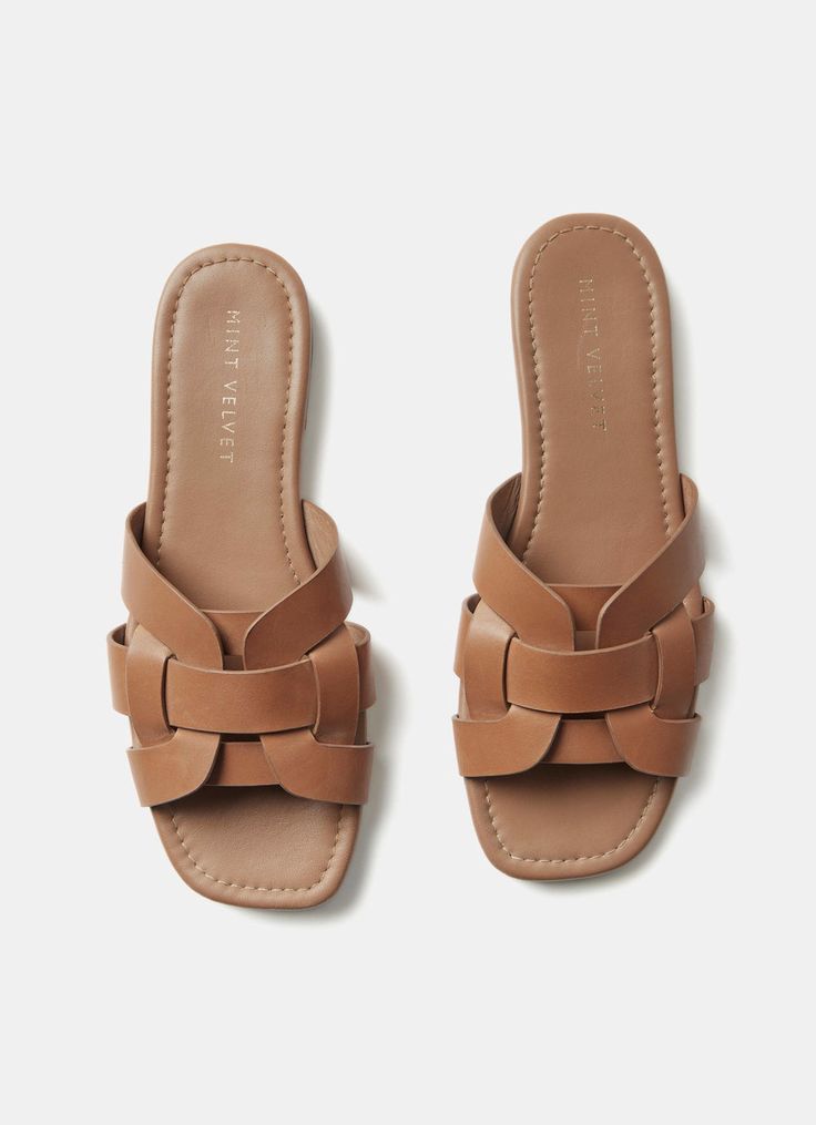 Cool Tan Leather Sandals