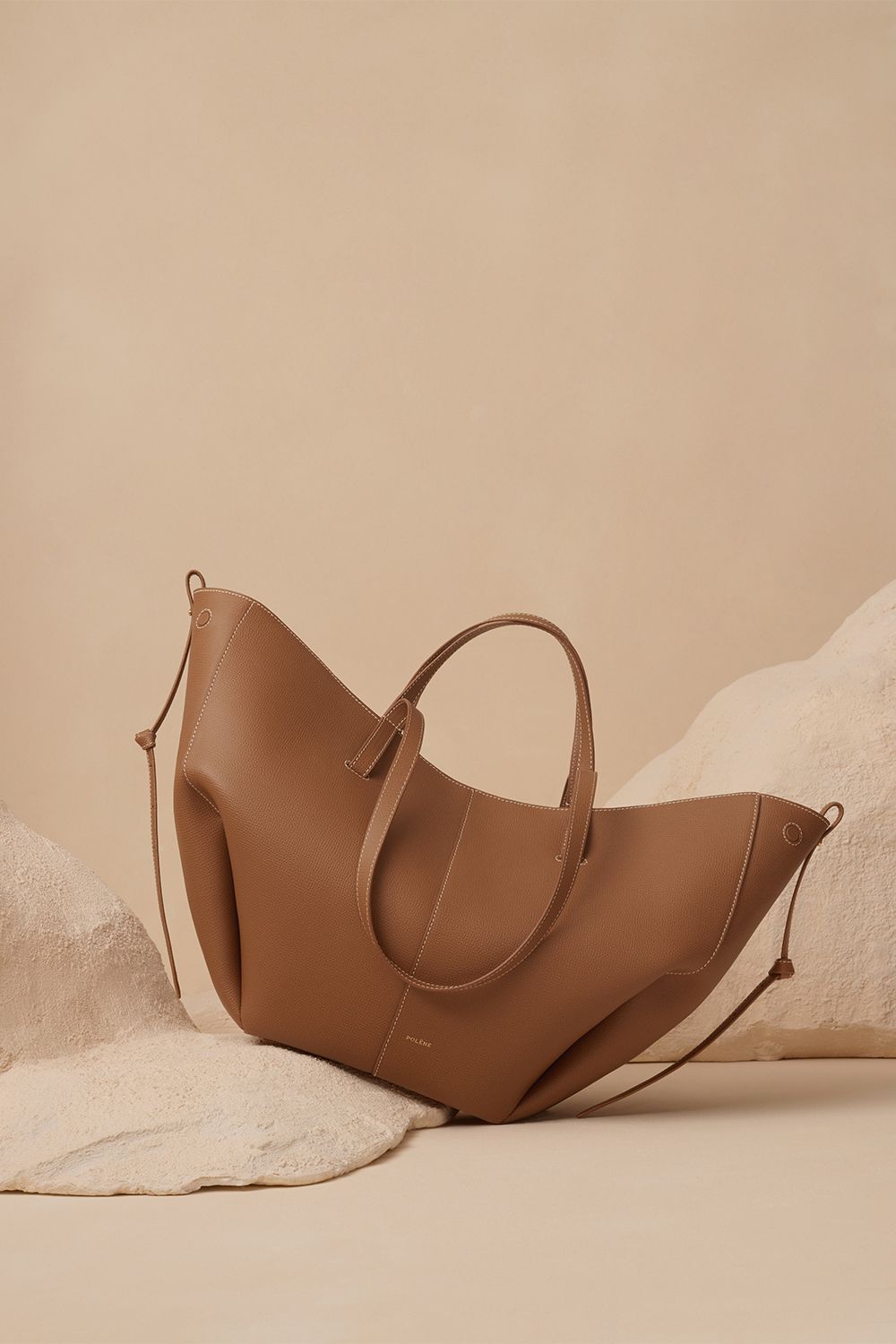 Cushioned Camel Shoe Bag