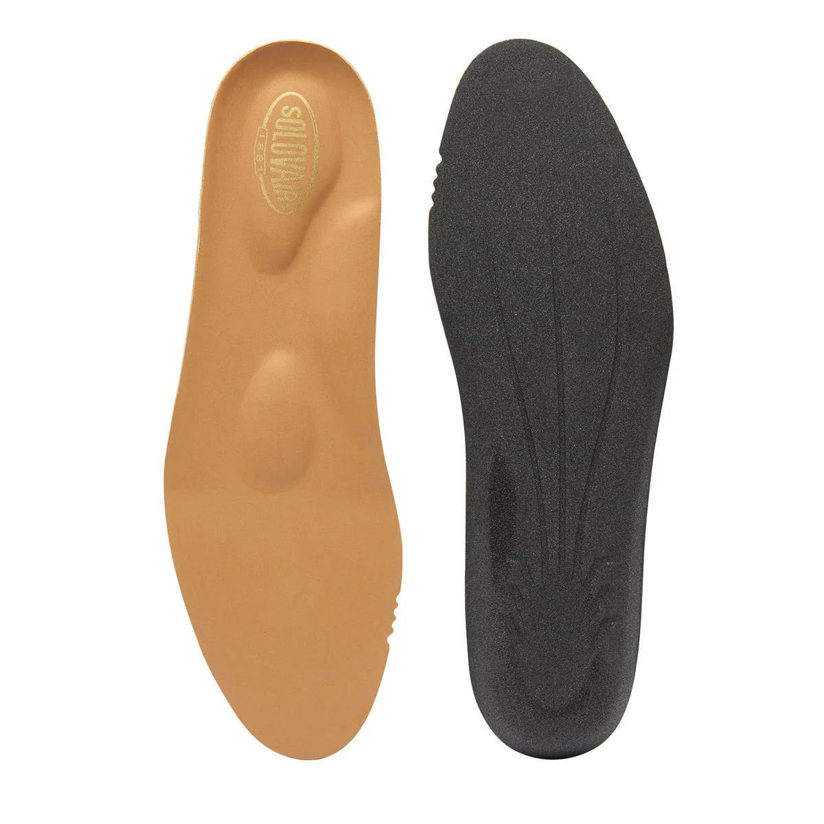 Cushioned Cognac Shoe Insoles