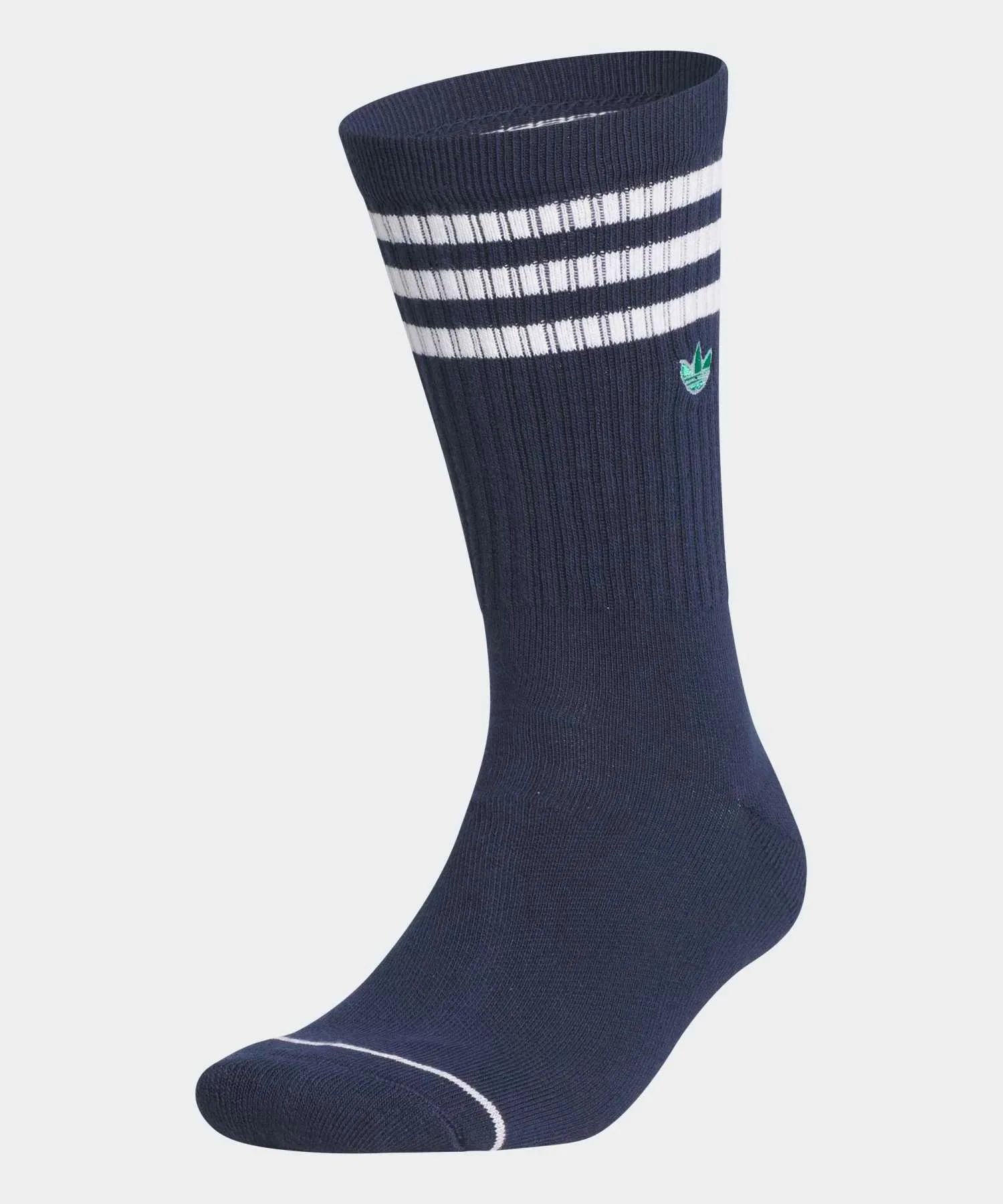 Cushioned Navy Blue Crew Socks