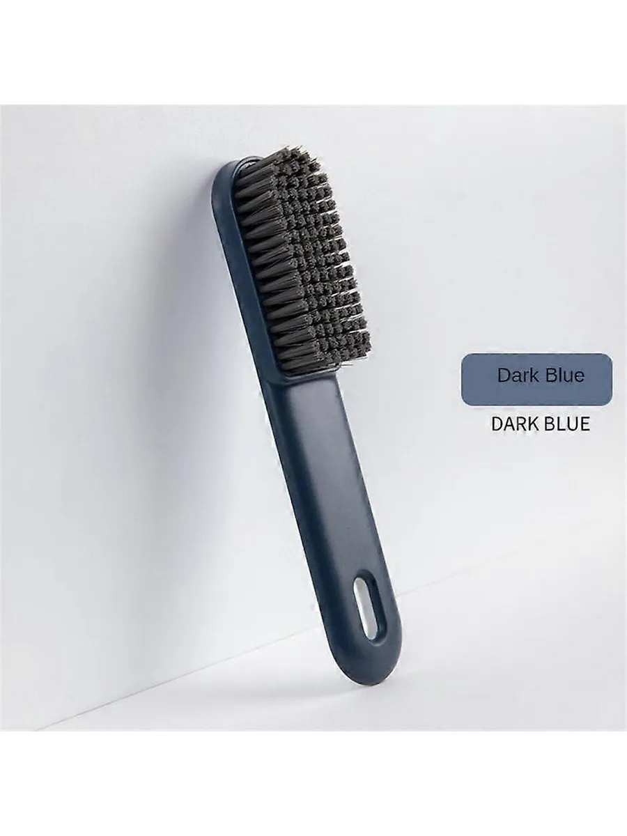 Cushioned Navy Blue Shoe Brush