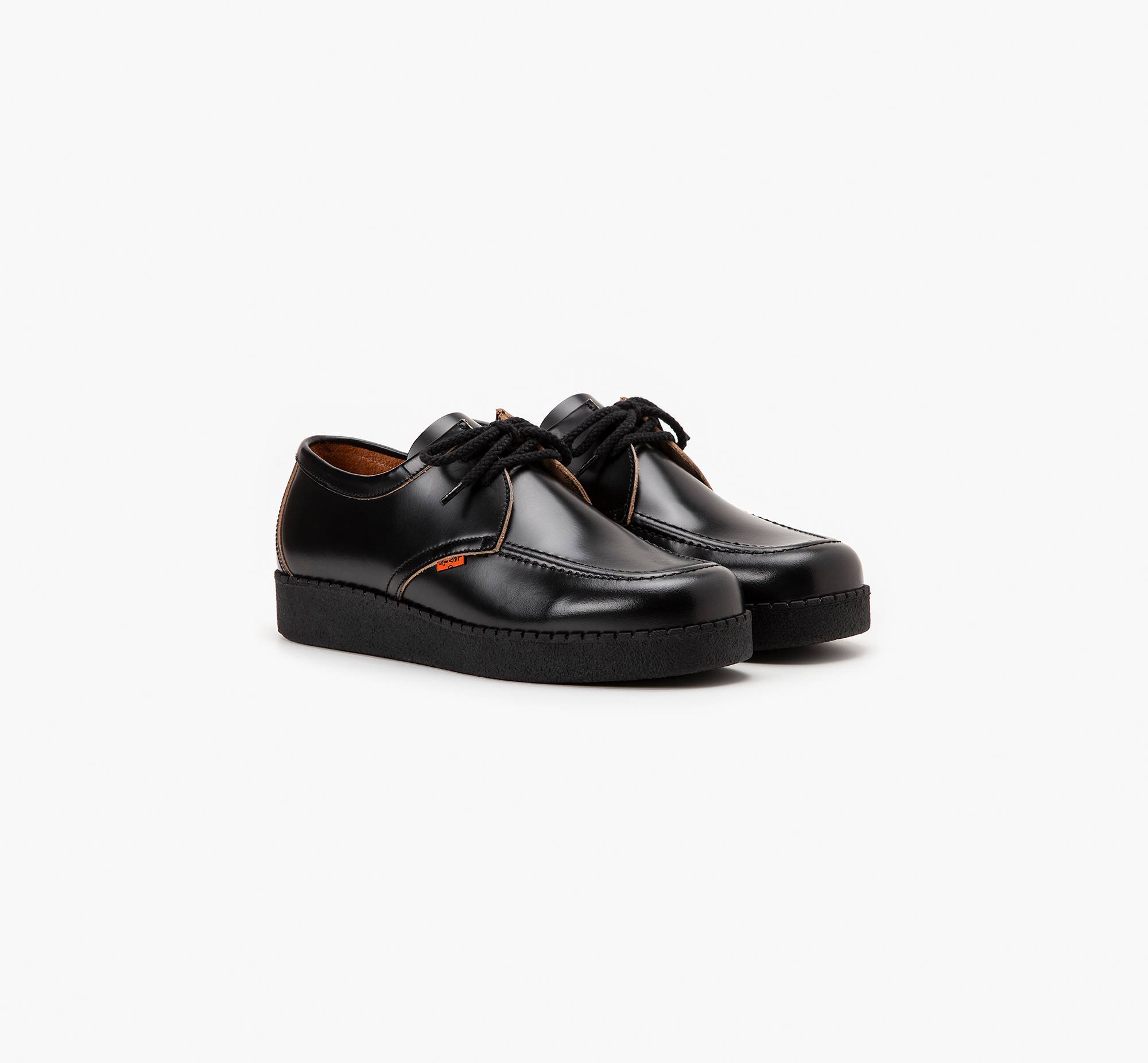 Dapper Camel Patent Leather Shoes