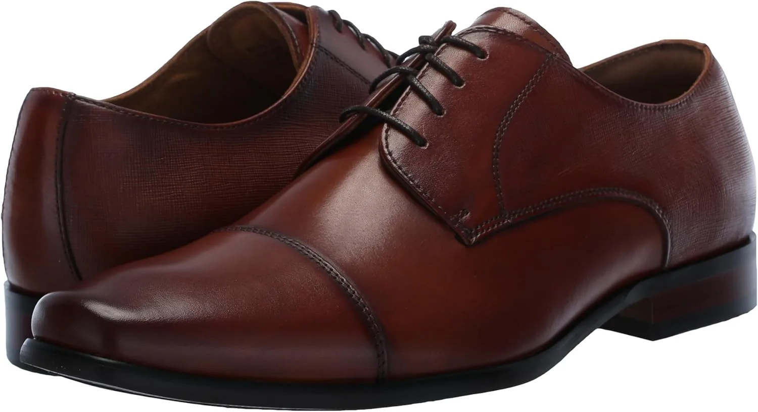Dapper Cognac Patent Leather Shoes