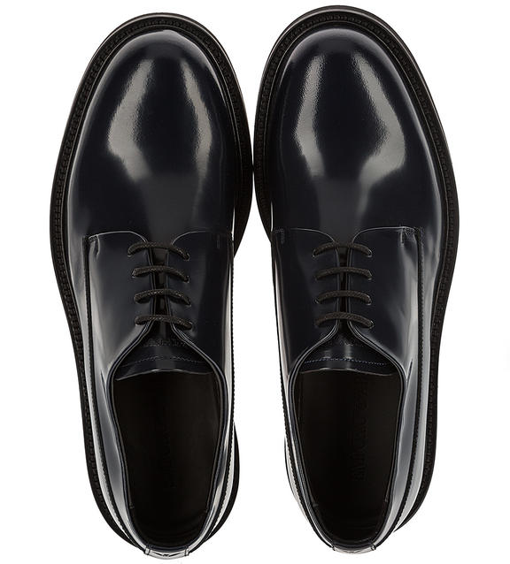 Dapper Navy Blue Oxford Shoes