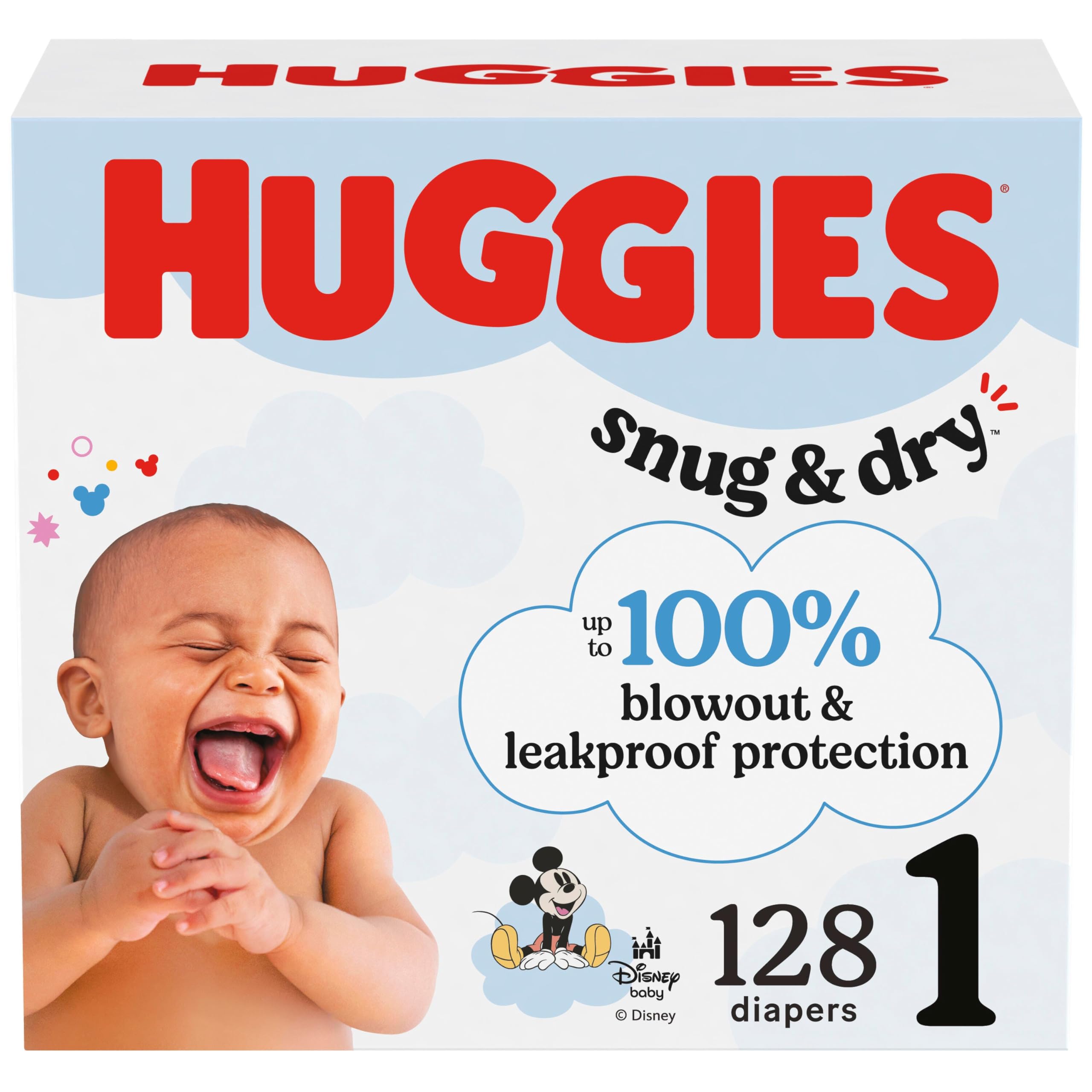 Diapers - Size 1 - Red