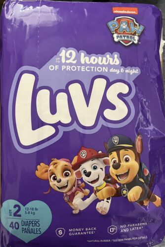 Diapers - Size 2 - Purple