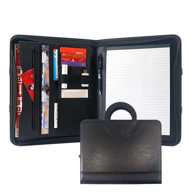 Document Wallet - A4 - Black - 20 Pack