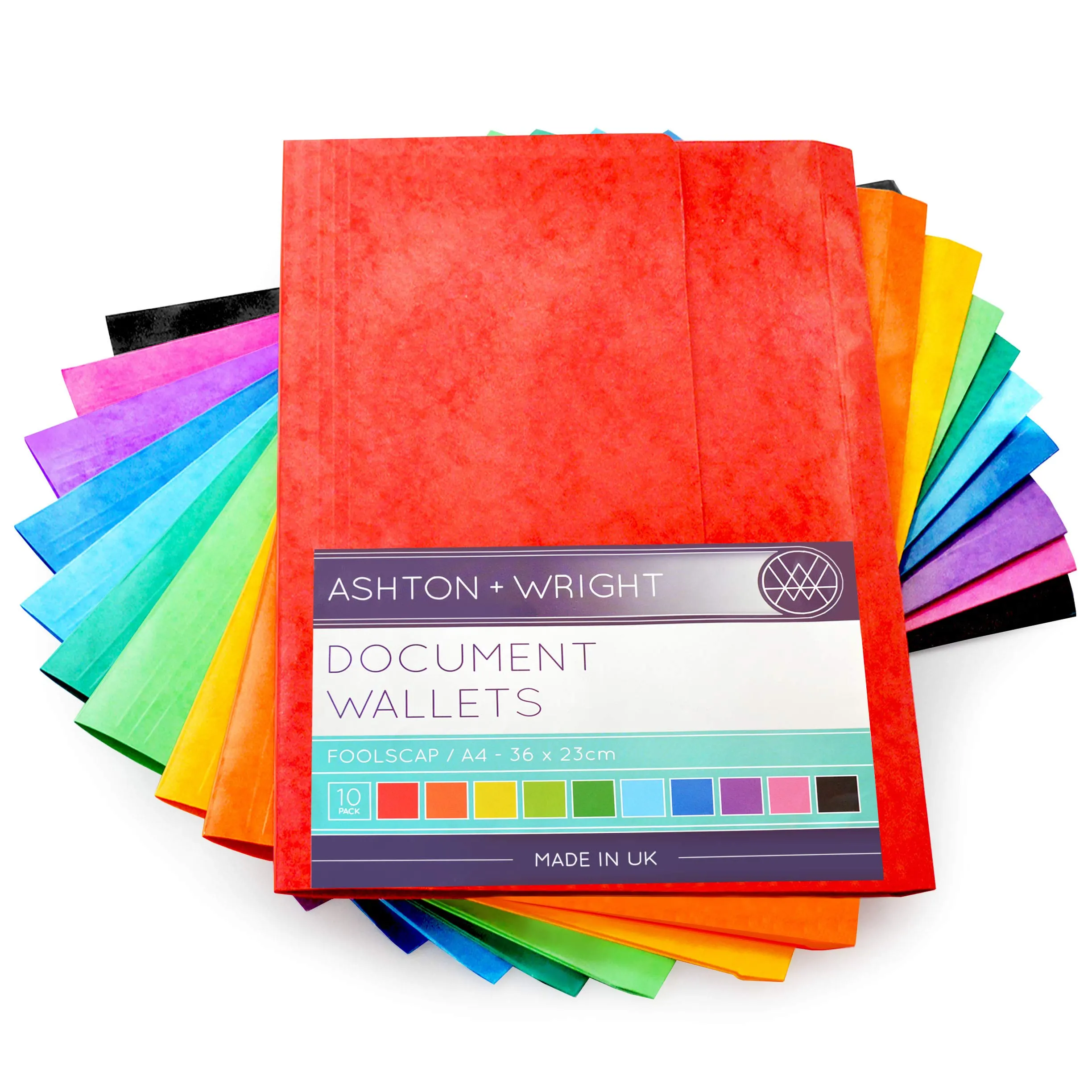Document Wallet - A4 - Colored - 20 Pack