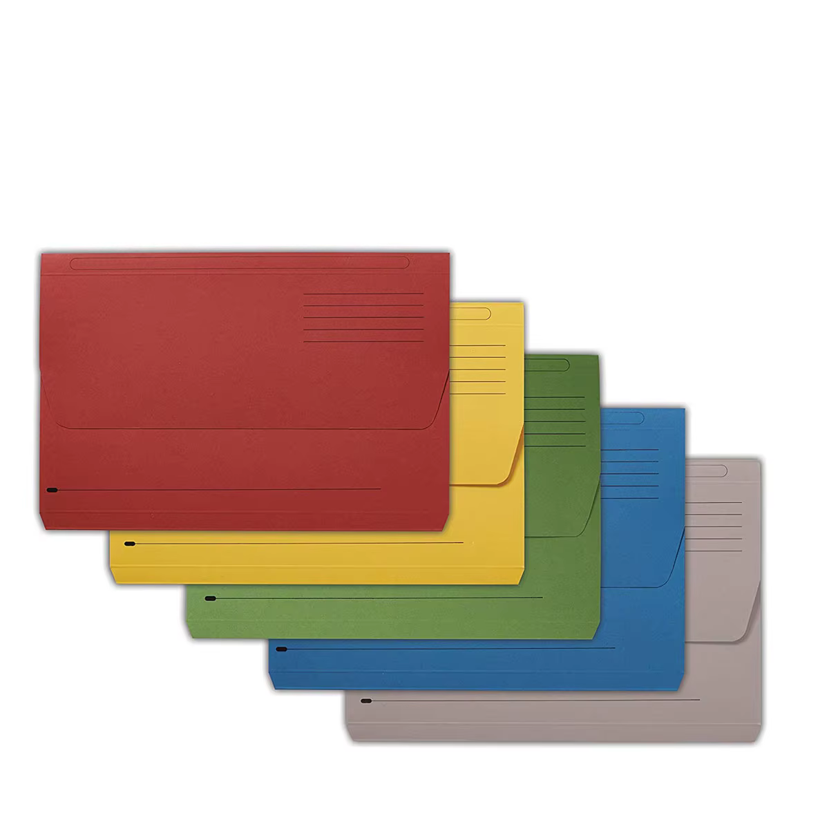 Document Wallet - A4 - Yellow - 20 Pack