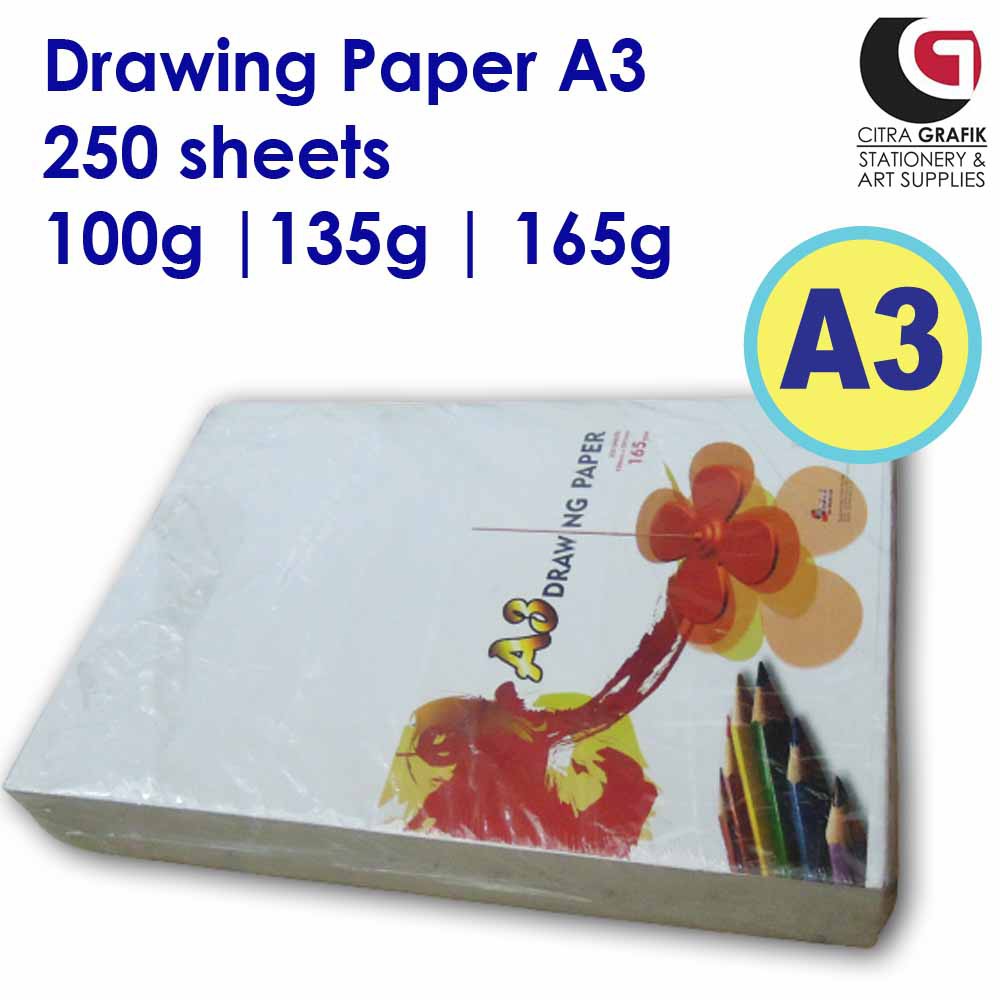 Drawing Paper - A3 - 100 Sheets