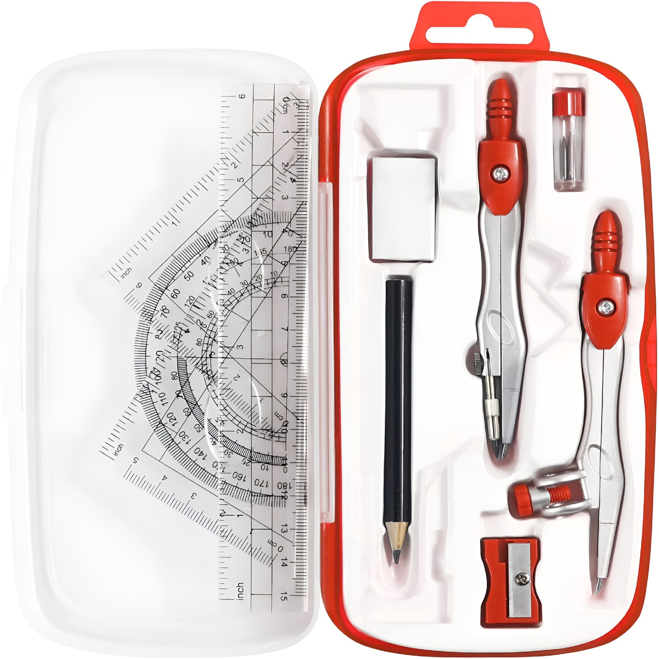 Drawing Set - Geometry Kit - 10 Pieces