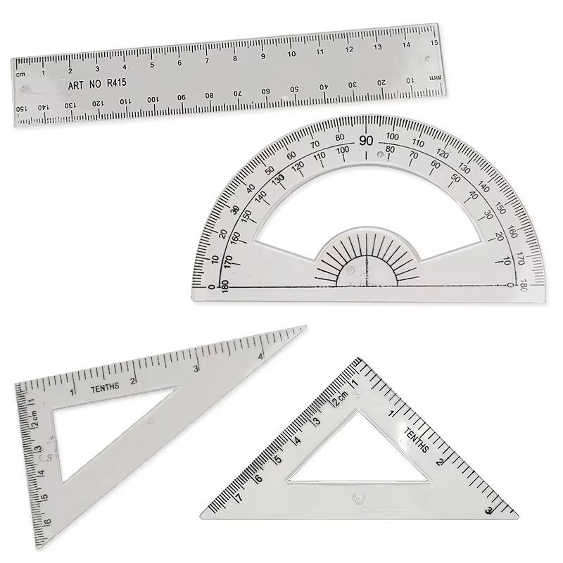 Drawing Set - Geometry Kit - 4 Pieces