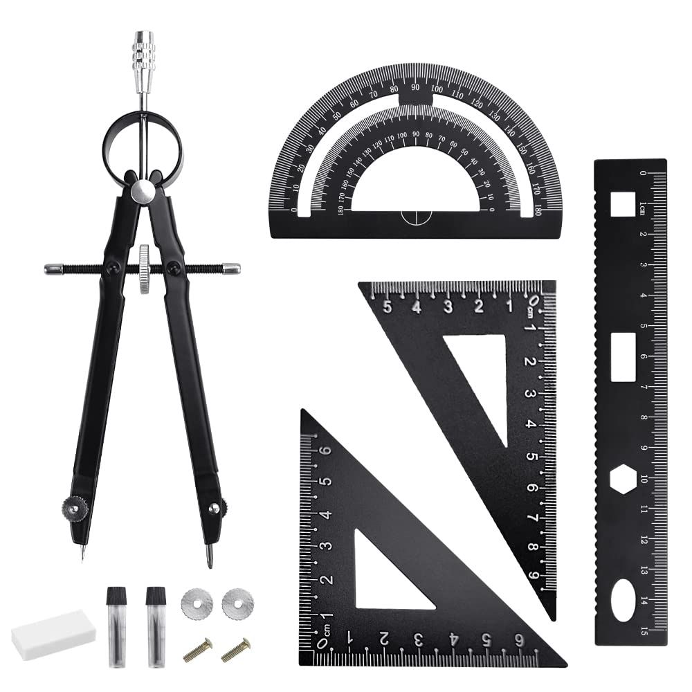 Drawing Set - Geometry Kit - 4 Pieces