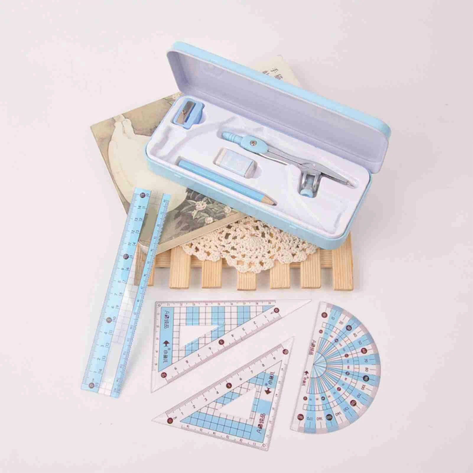 Drawing Set - Geometry Kit - 8 Pieces