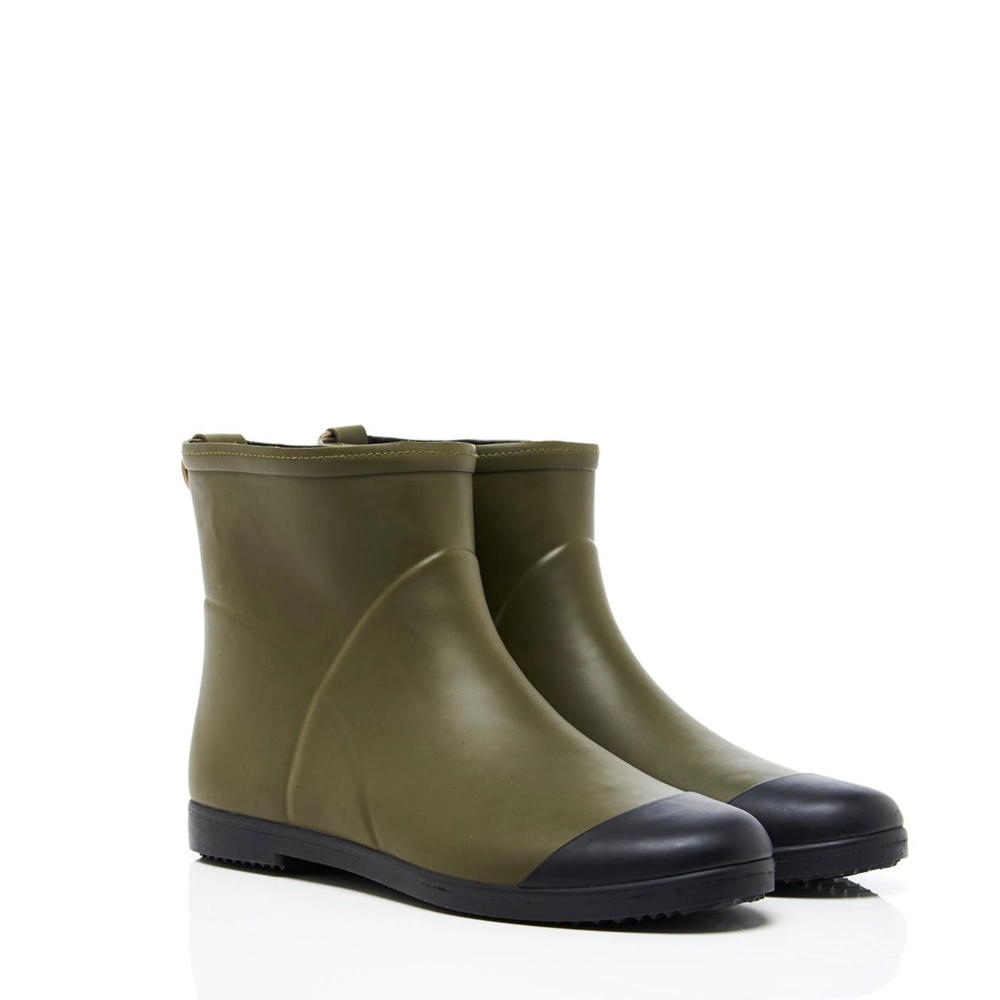Durable Olive Ankle Boots