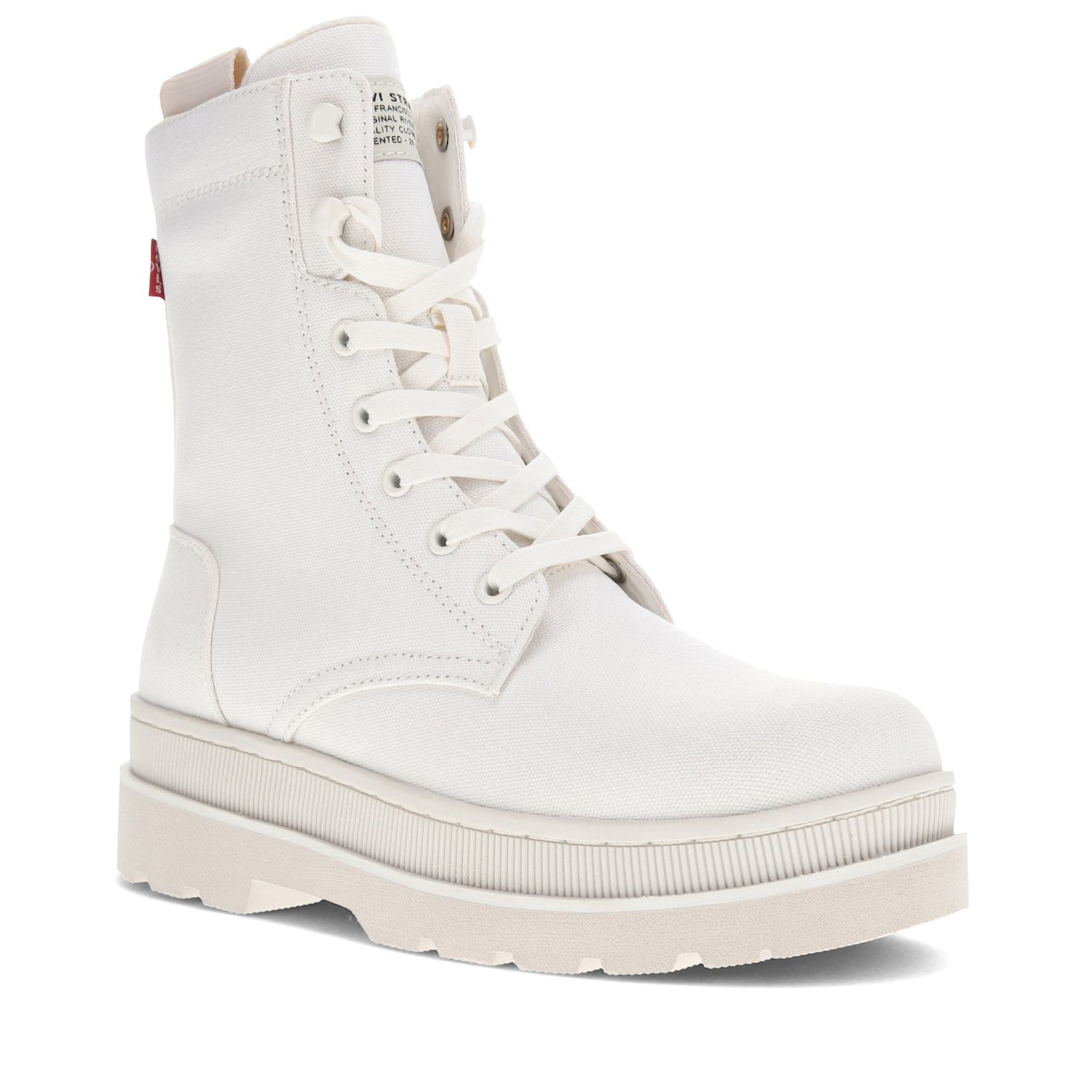 Durable White Combat Boots