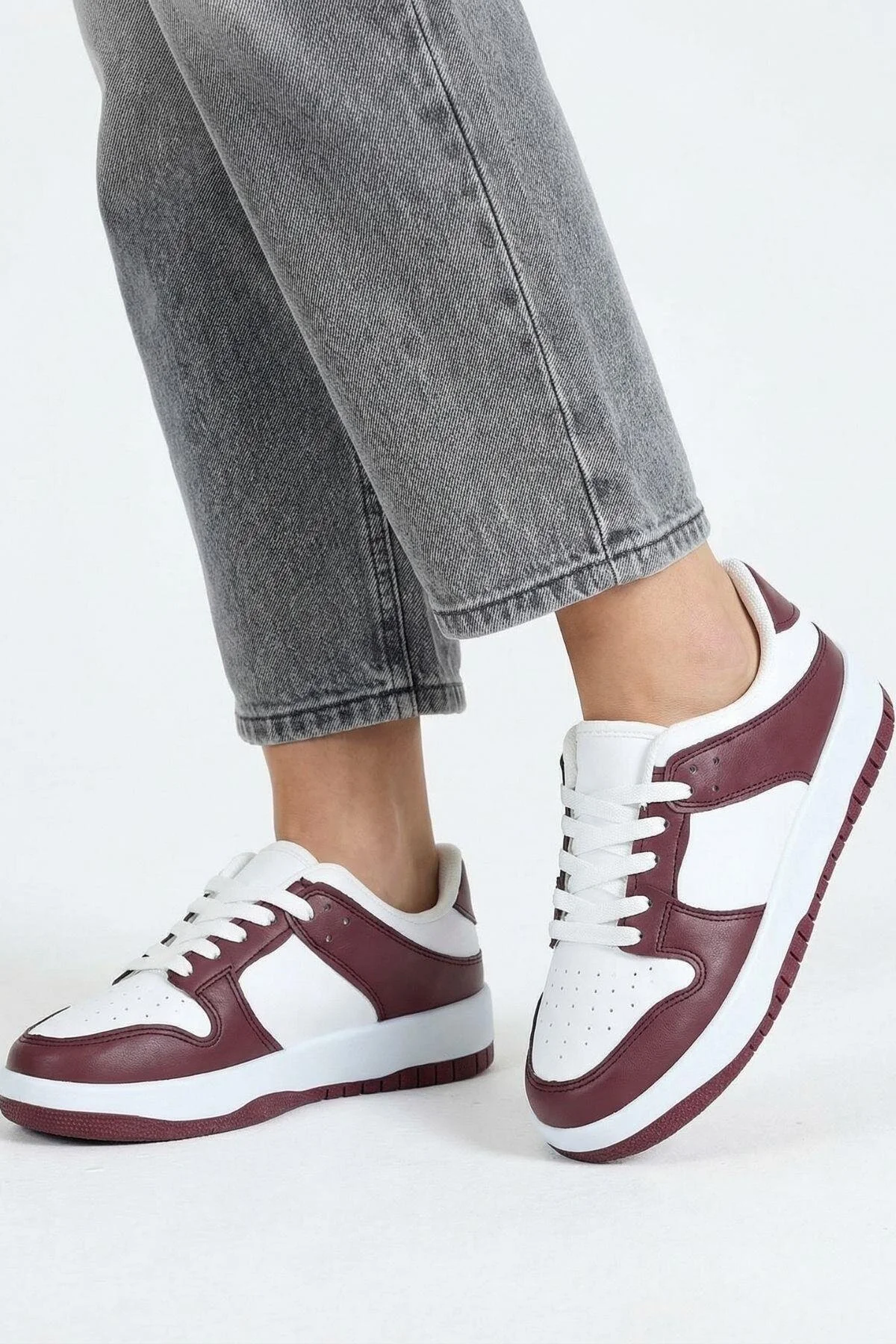Dynamic Burgundy Sport Shoes