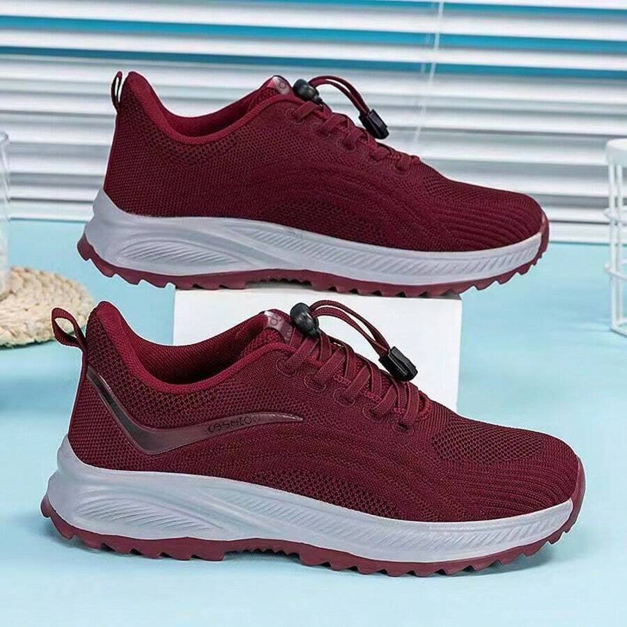 Dynamic Burgundy Sport Shoes