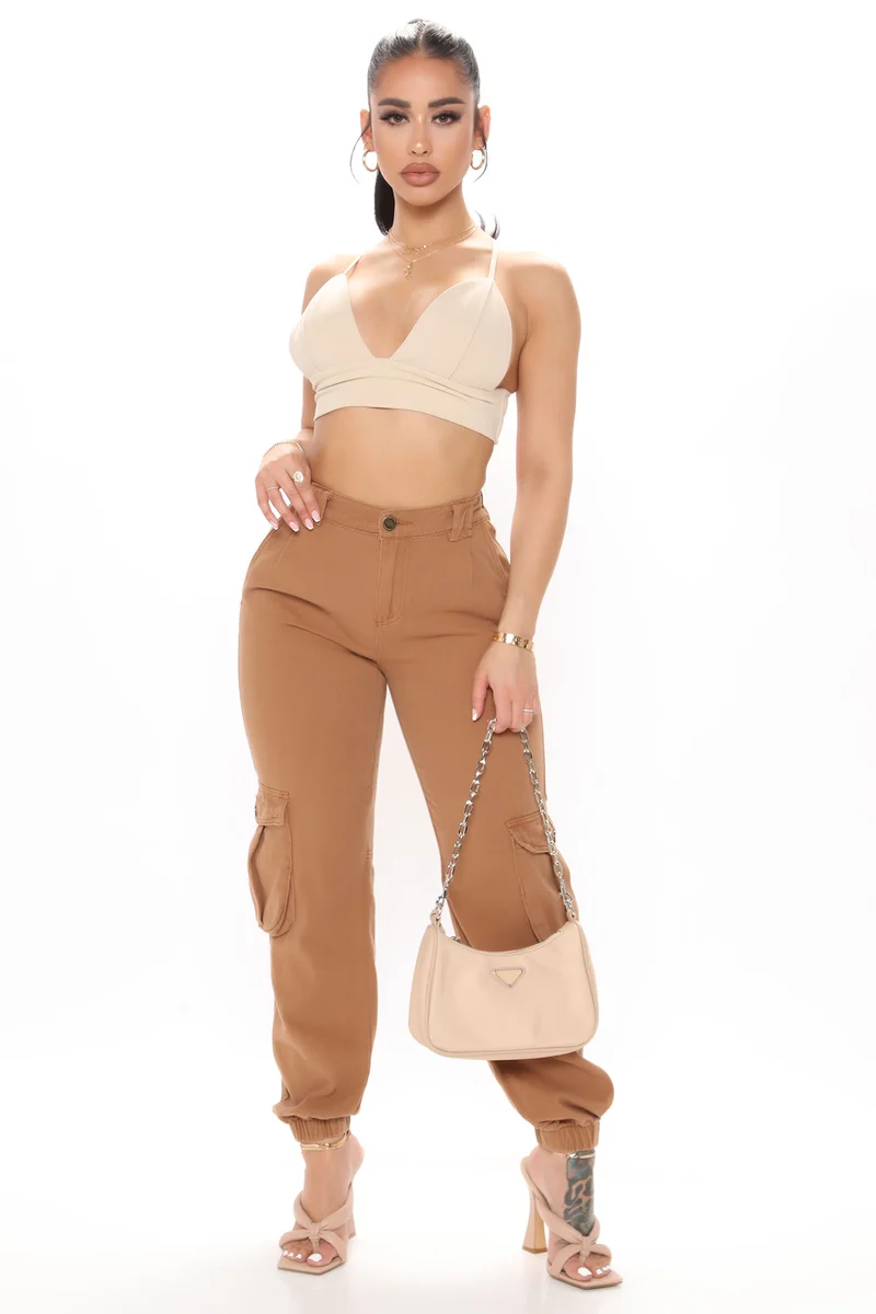 Dynamic Cognac Joggers