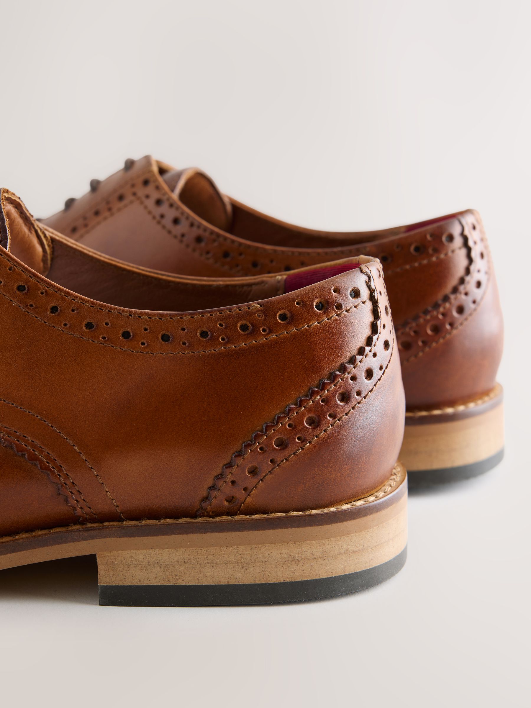 Elegant Tan Brogues