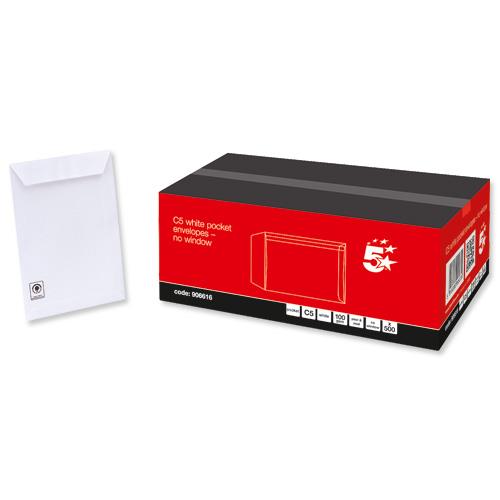 Envelope - C5 - White - 100 Pack