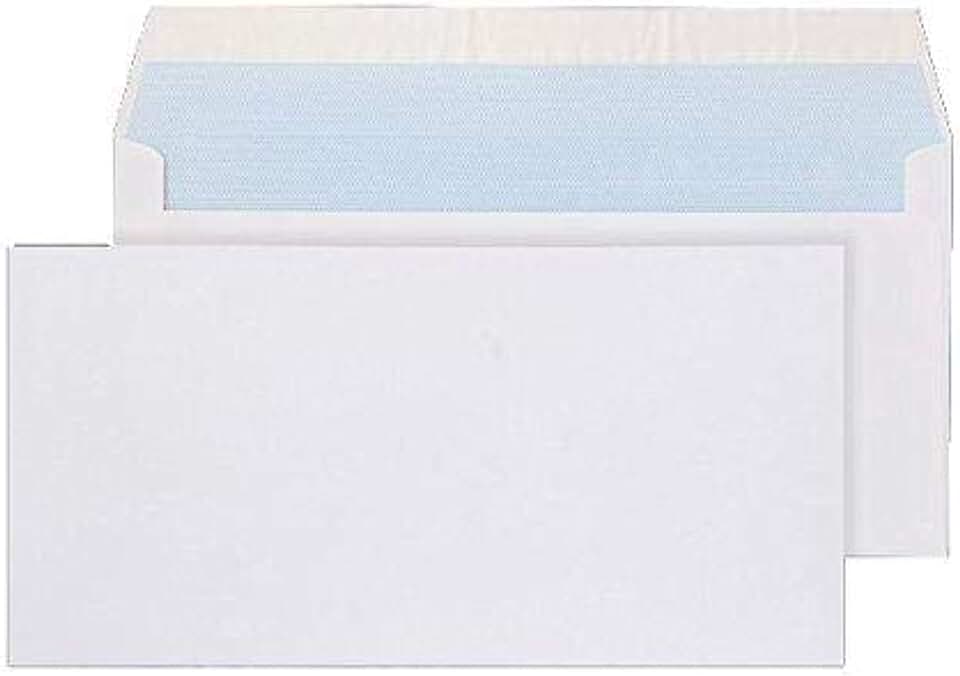 Envelope - DL - White - 100 Pack