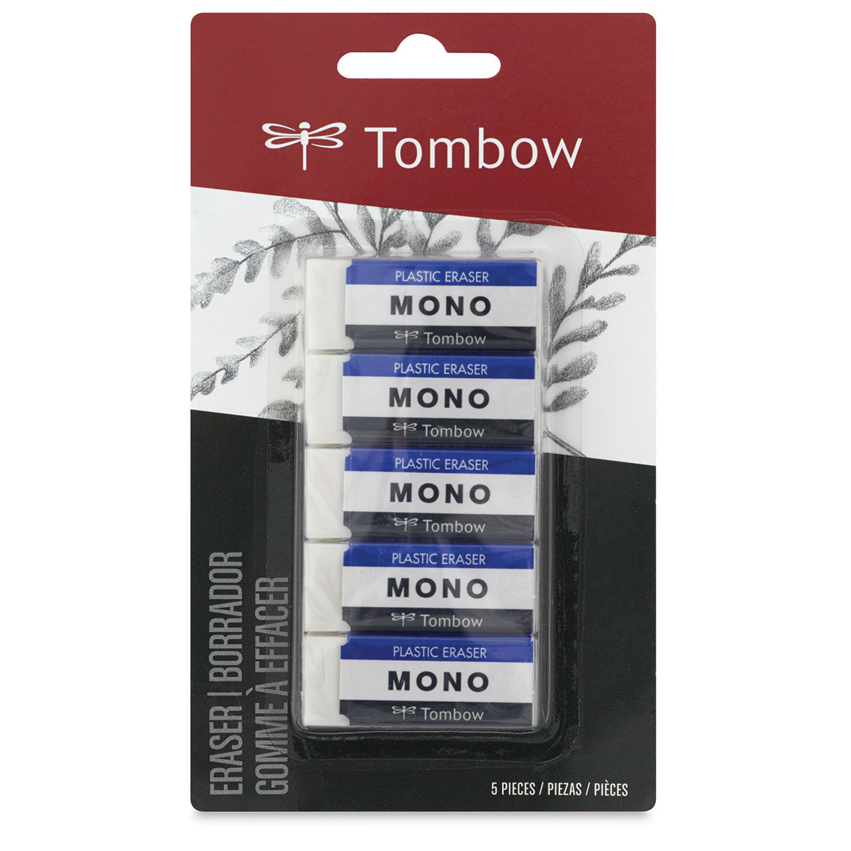 Eraser - White - Small - 5 Pack
