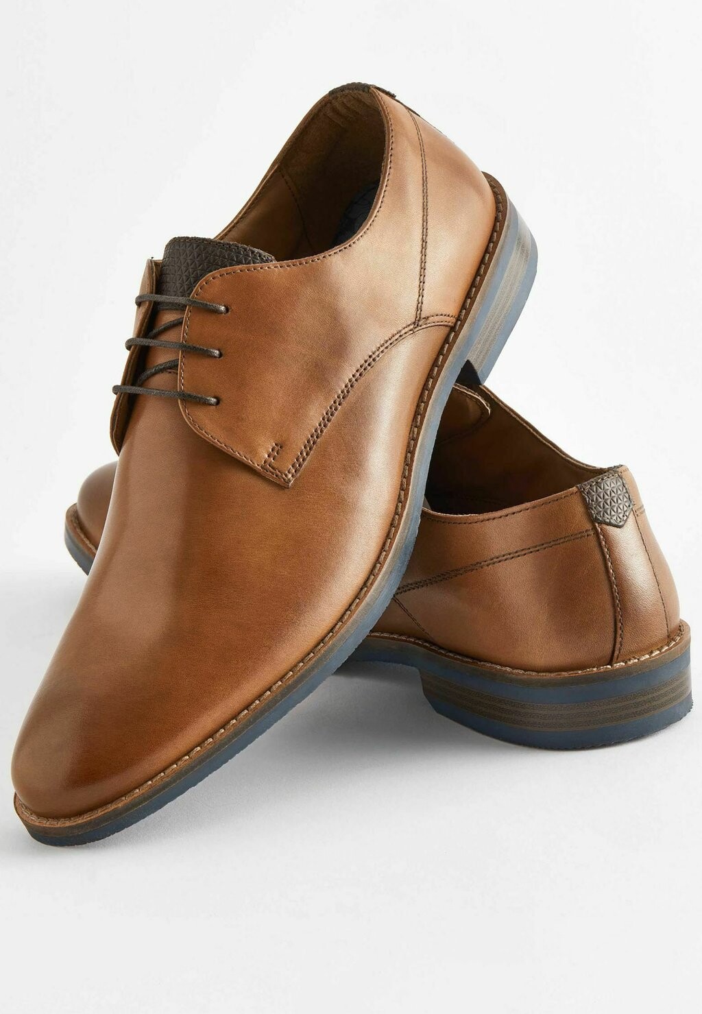 Executive Cognac Derby Shoes