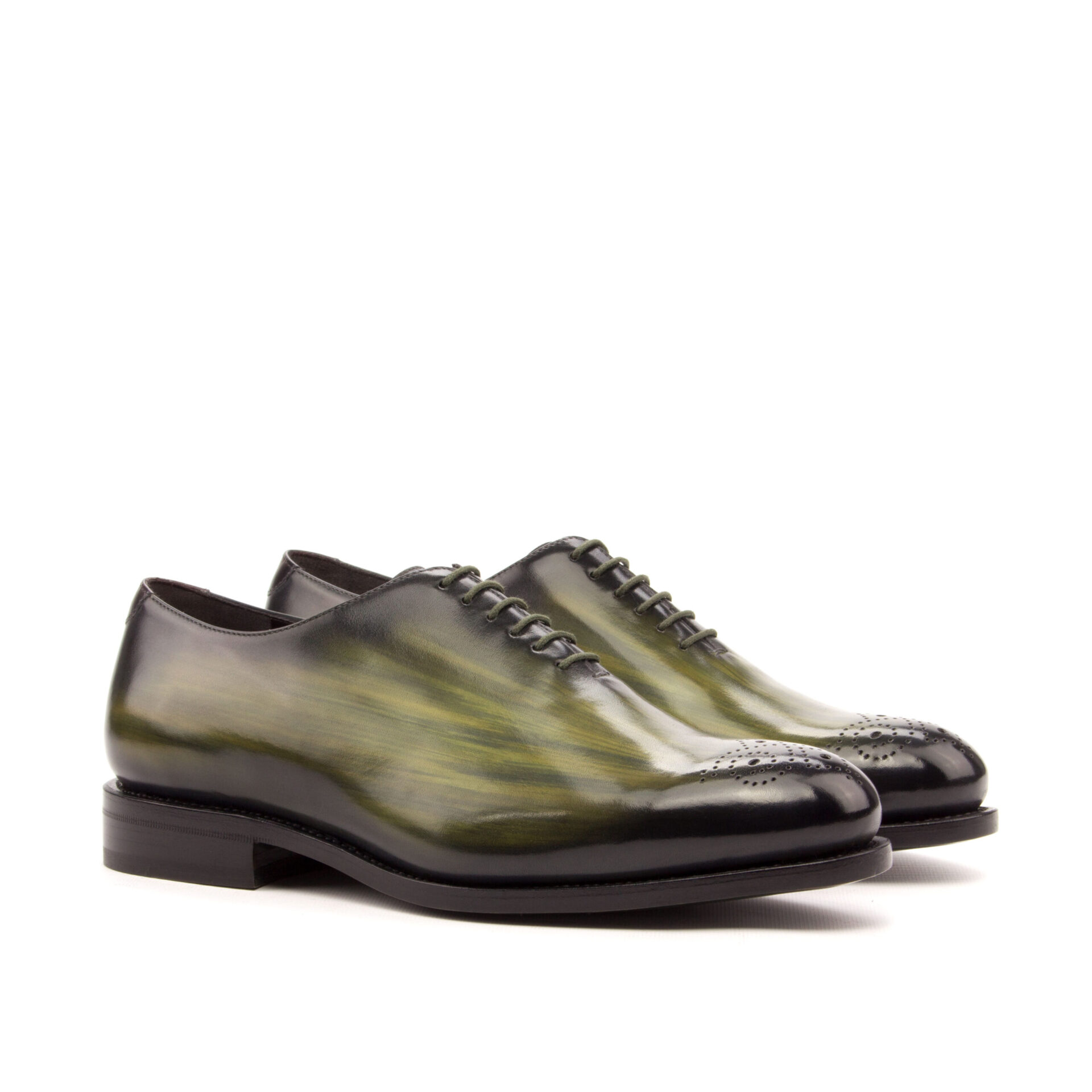 Executive Olive Formal Shoes