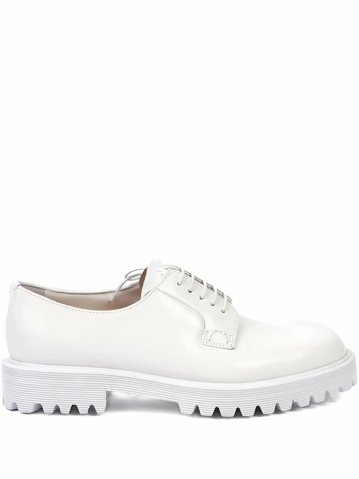 Executive White Derby Shoes