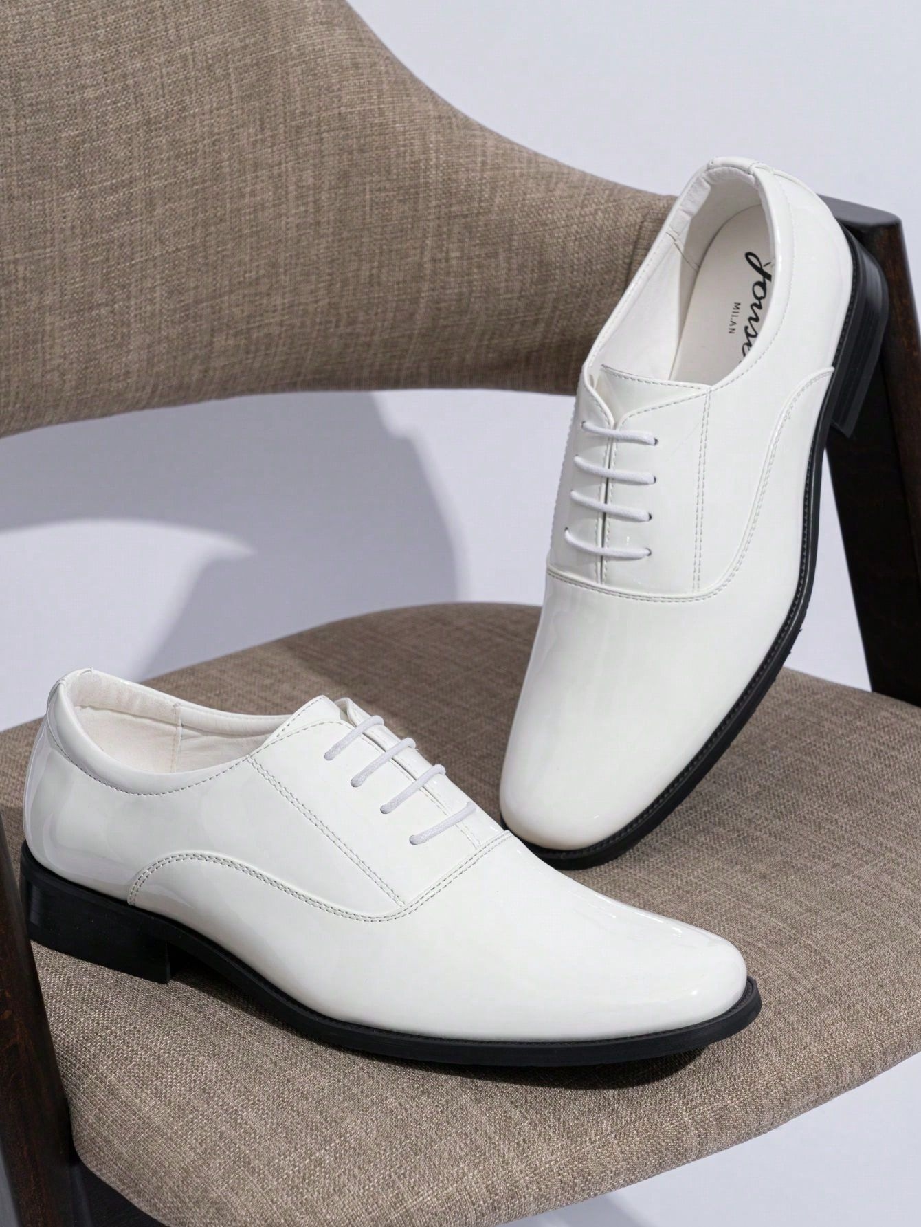 Executive White Dress Shoes