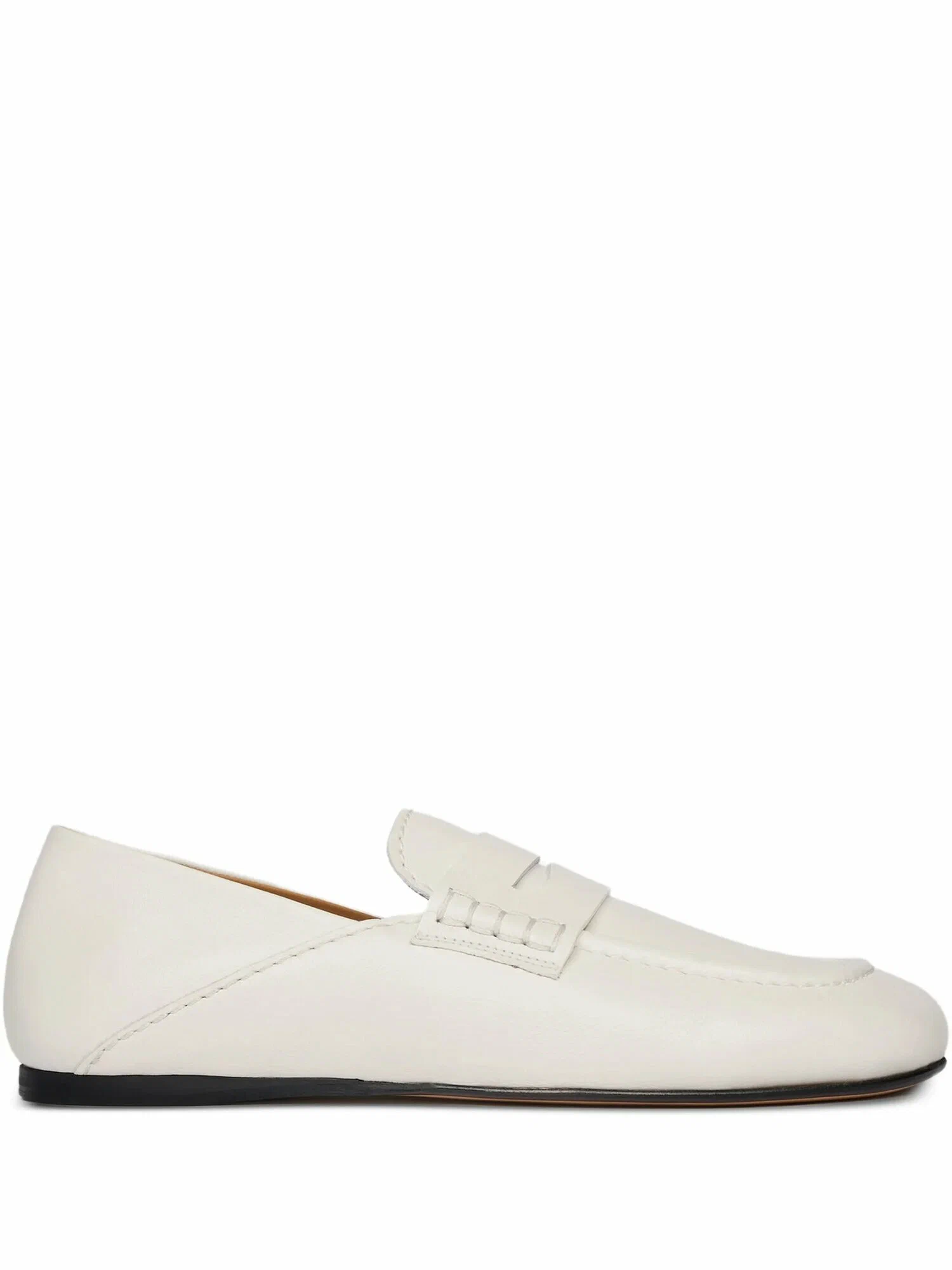 Executive White Loafers