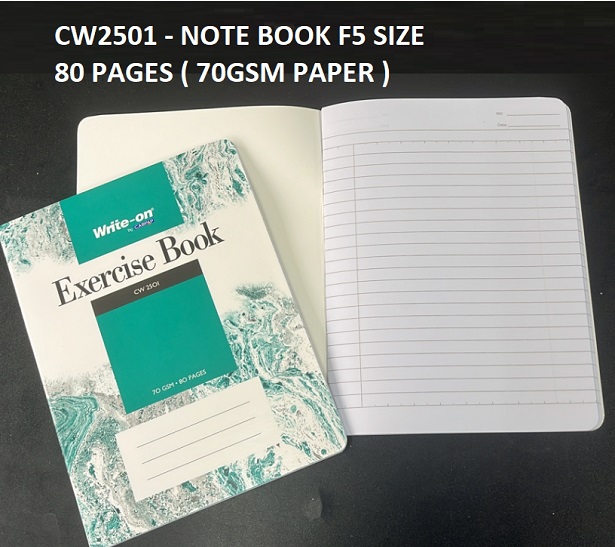 Exercise Book - 120 Pages - Black