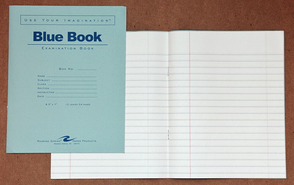 Exercise Book - 120 Pages - Blue