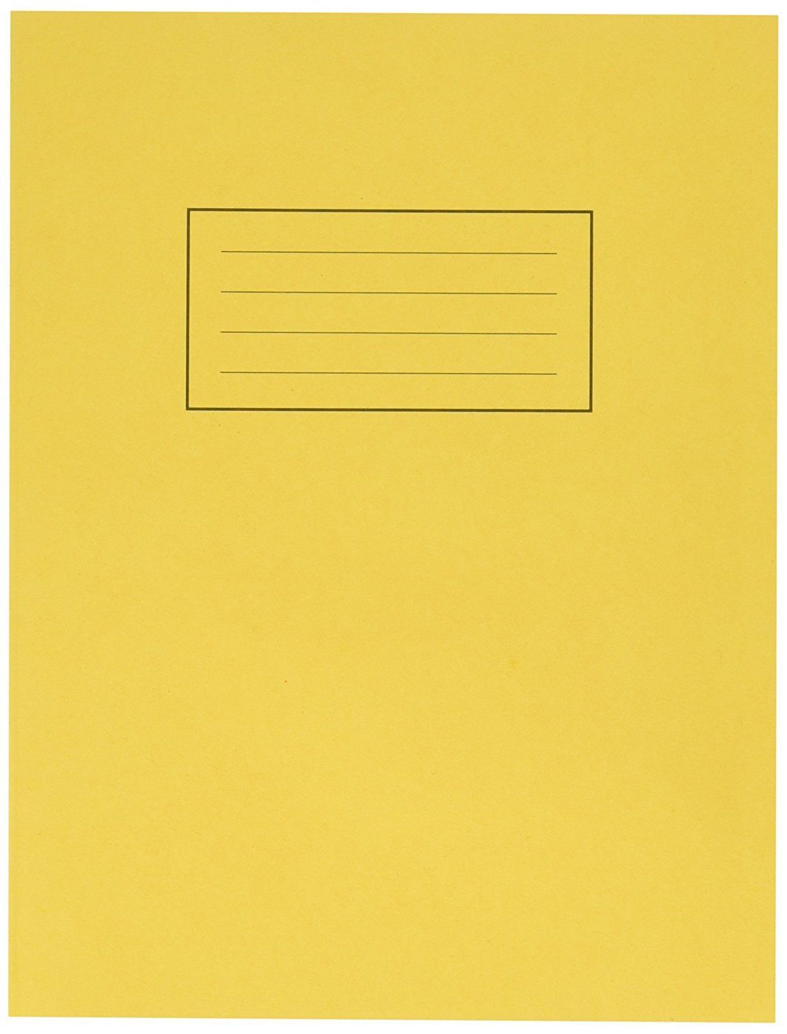 Exercise Book - 96 Pages - Yellow