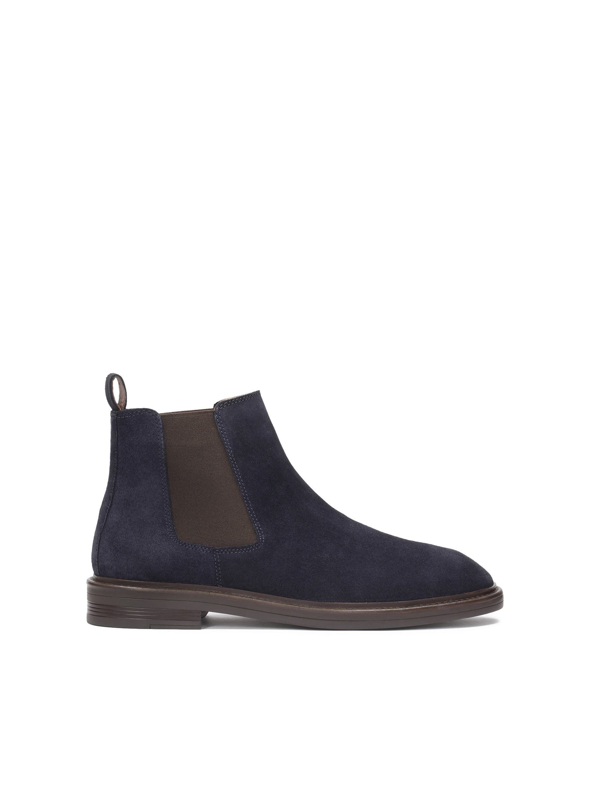 Explorer Navy Blue Chelsea Boots
