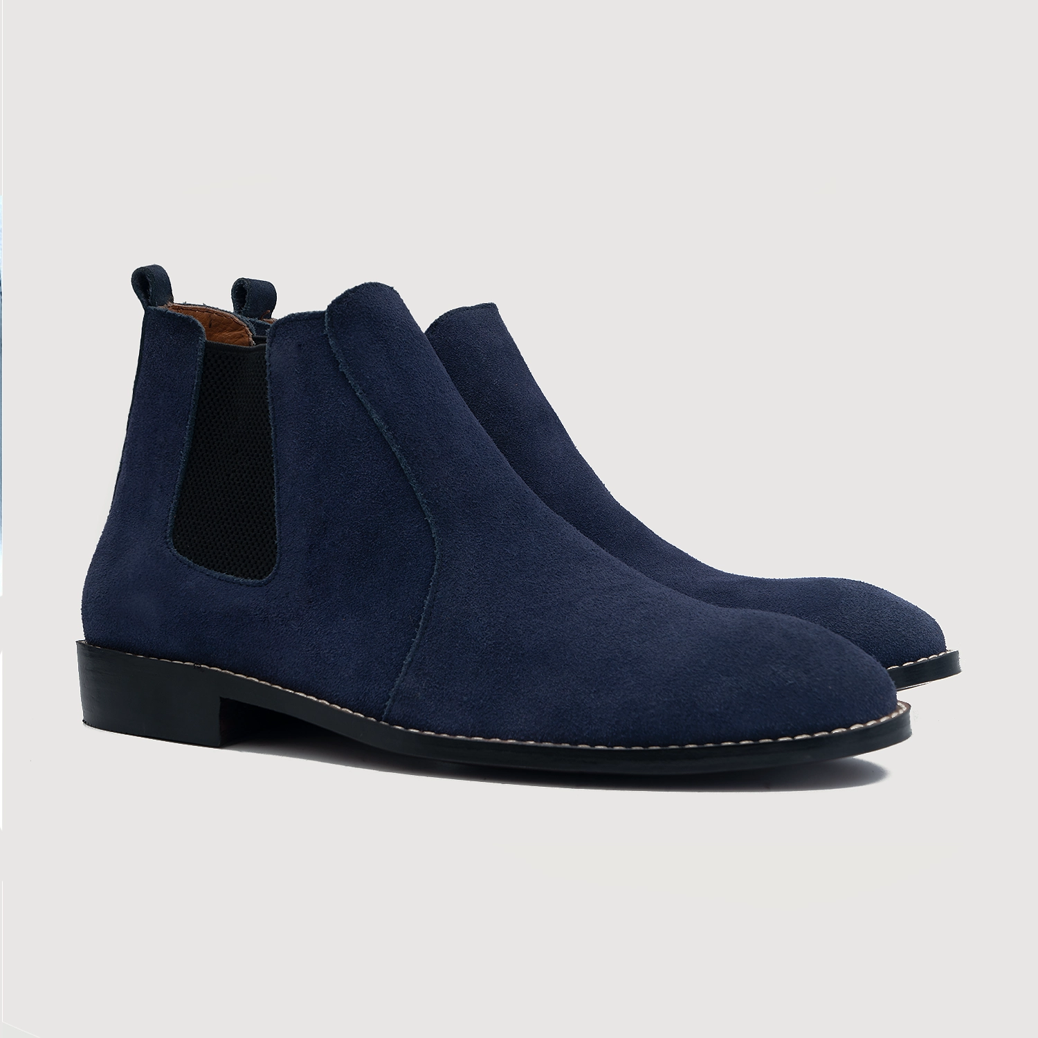 Explorer Navy Blue Chelsea Boots