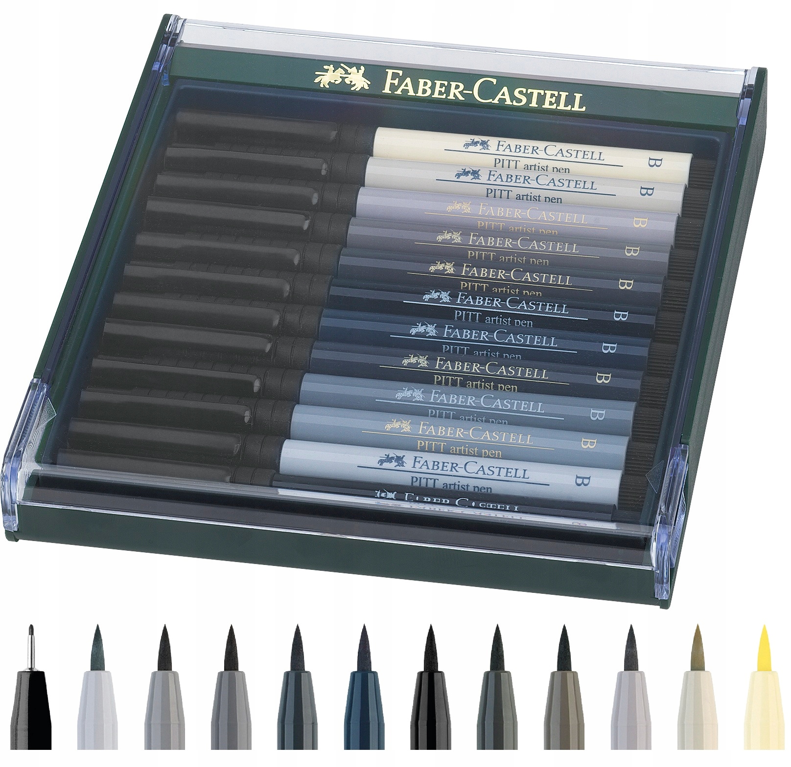 Faber-Castell Pitt Artist Pen - Set of 12