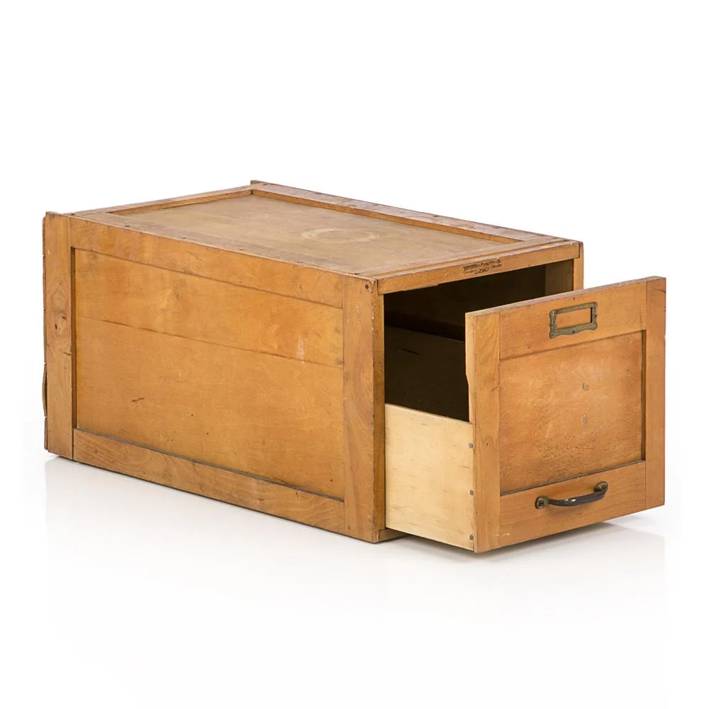 Filing Cabinet - 1 Drawer - Wooden