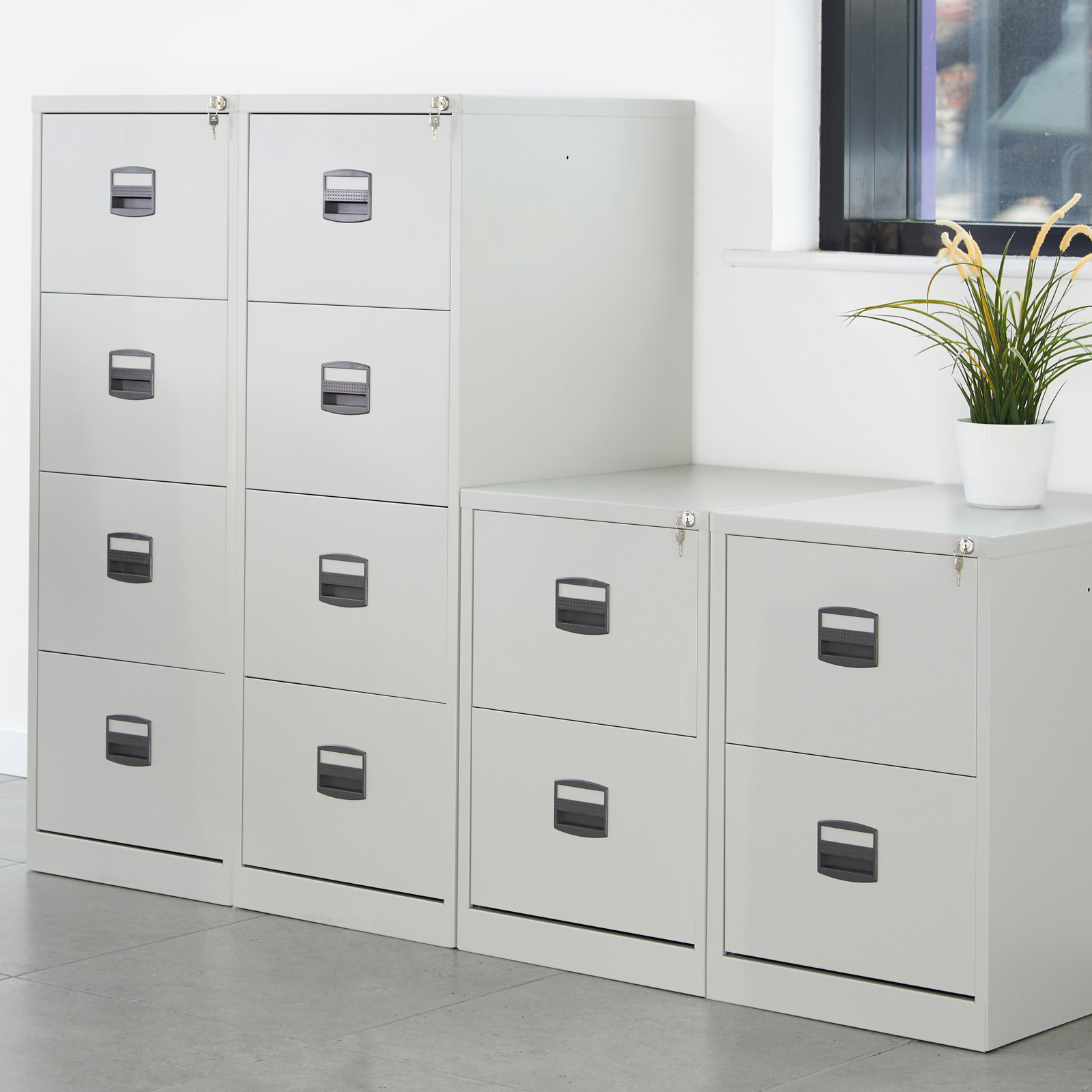 Filing Cabinet - 4 Drawer - Metal